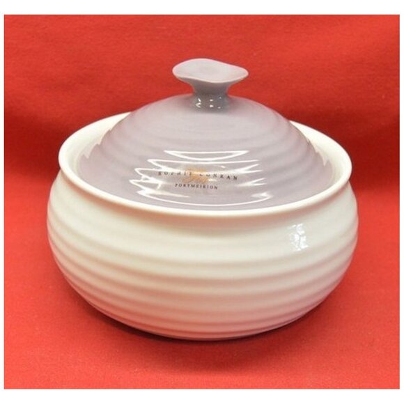 Sophie Conran for Portmeirion Mulberry Banded Mini Casserole Covered ~6" dia NWT - Picture 1 of 4